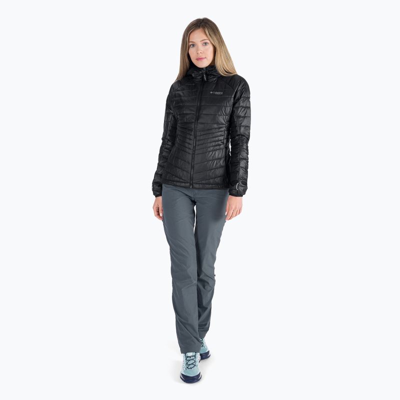 Пуховик жіночий Columbia Platinum Peak Hooded black 7