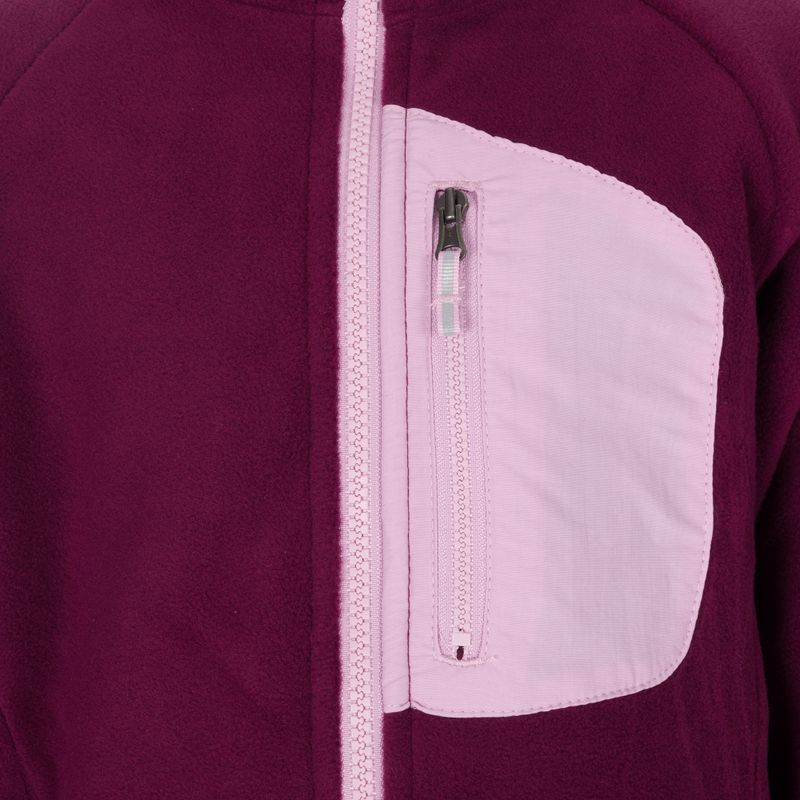 Кофта трекінгова дитяча Columbia Fast Trek III Full Zip marionberry/aura 3