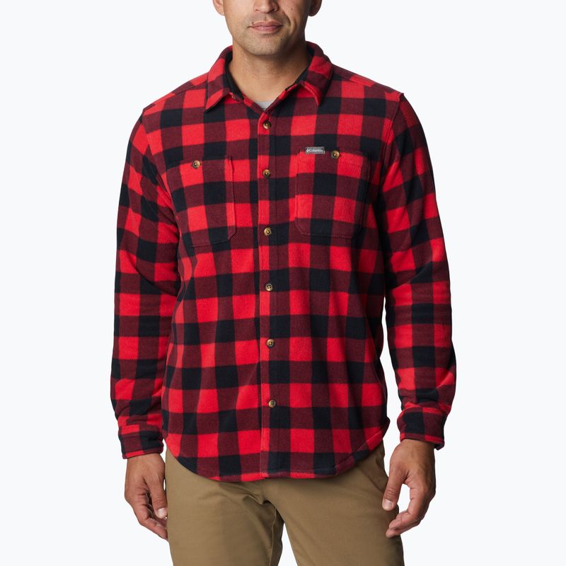 Сорочка чоловіча Columbia Flare Gun Fleece mountain red check