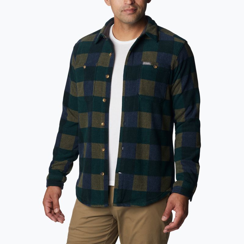 Сорочка чоловіча Columbia Flare Gun Fleece spruce multi check 4