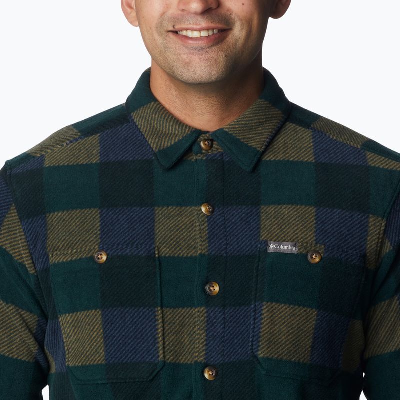 Сорочка чоловіча Columbia Flare Gun Fleece spruce multi check 5