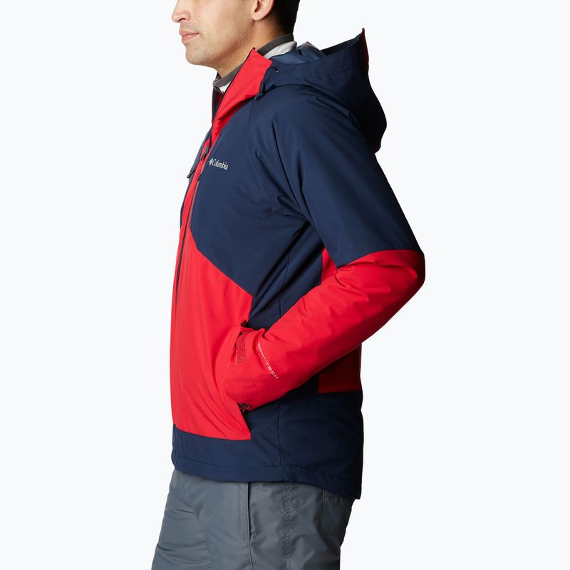 Куртка лижна чоловіча Columbia Centerport II mountain red/collegiate navy 2