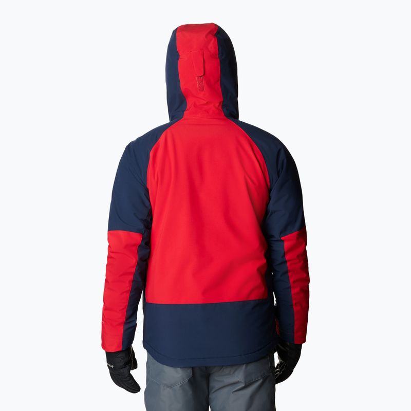 Куртка лижна чоловіча Columbia Centerport II mountain red/collegiate navy 3