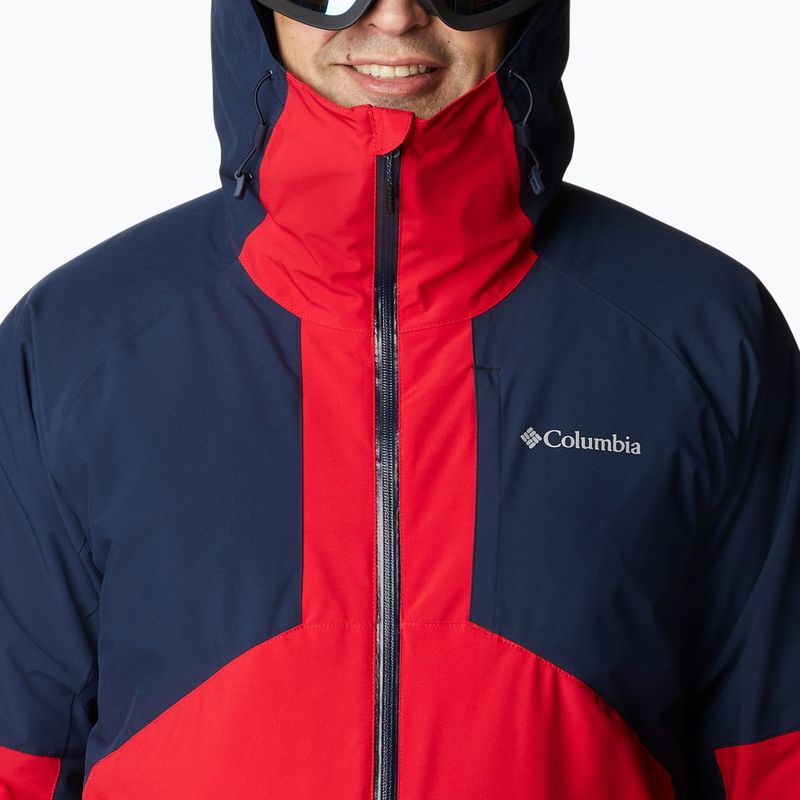 Куртка лижна чоловіча Columbia Centerport II mountain red/collegiate navy 5