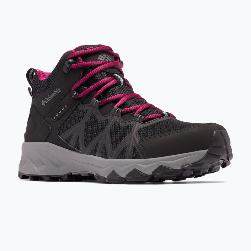 Взуття трекінгове жіноче Columbia Peakfreak II Mid Outdry black/ti grey steel 11