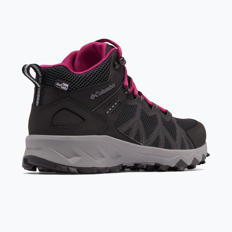 Взуття трекінгове жіноче Columbia Peakfreak II Mid Outdry black/ti grey steel 17