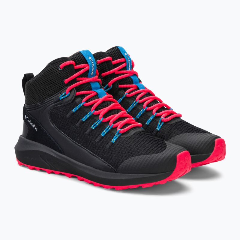 Взуття трекінгове жіноче Columbia Trailstorm Mid Wp black/white 4