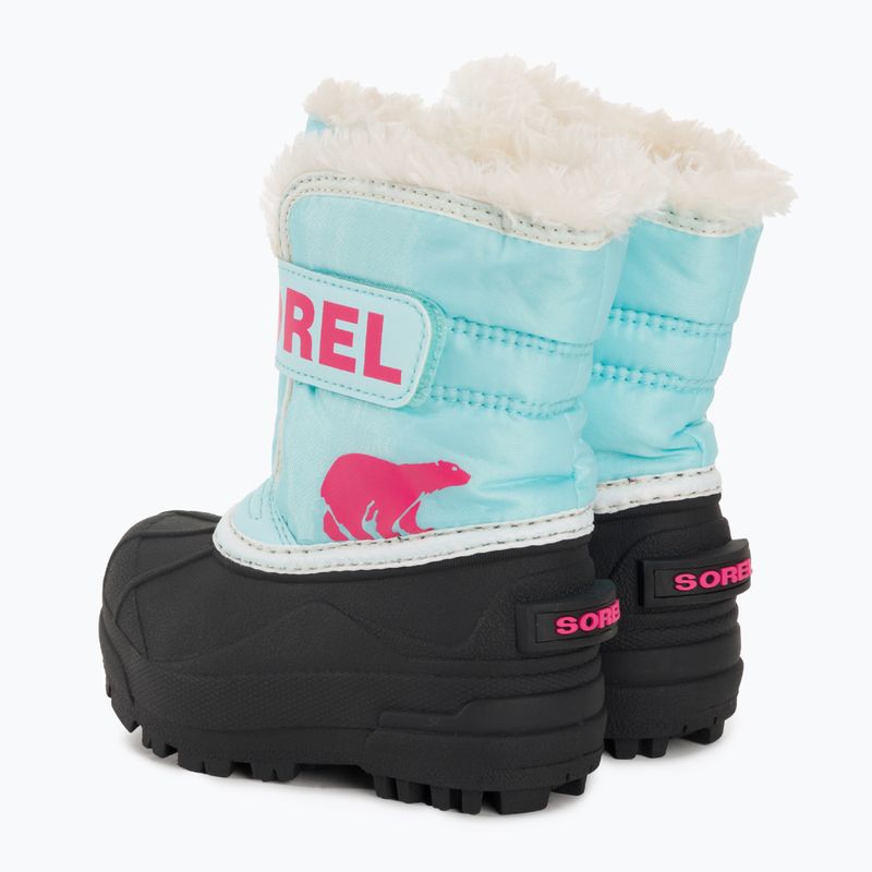 Снігоступи дитячі Sorel Snow Coммander ocean surf/cactus pink 3