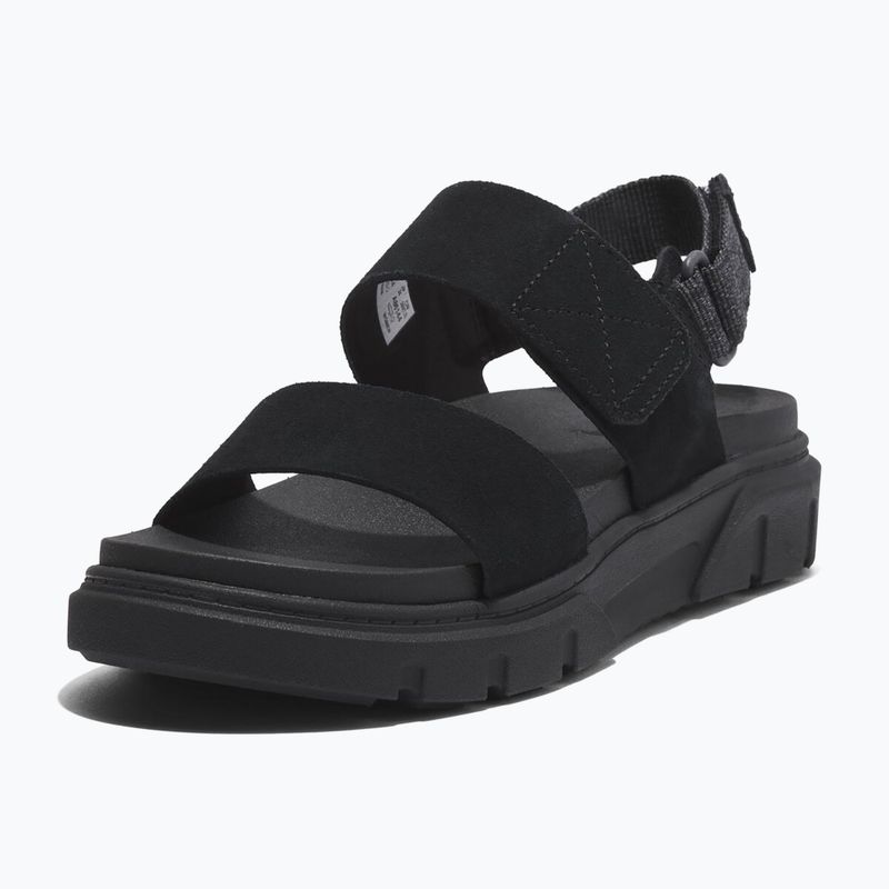 Жіночі замшеві босоніжки Timberland Greyfield 2 Strap чорного кольору 8