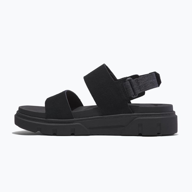 Жіночі замшеві босоніжки Timberland Greyfield 2 Strap чорного кольору 10