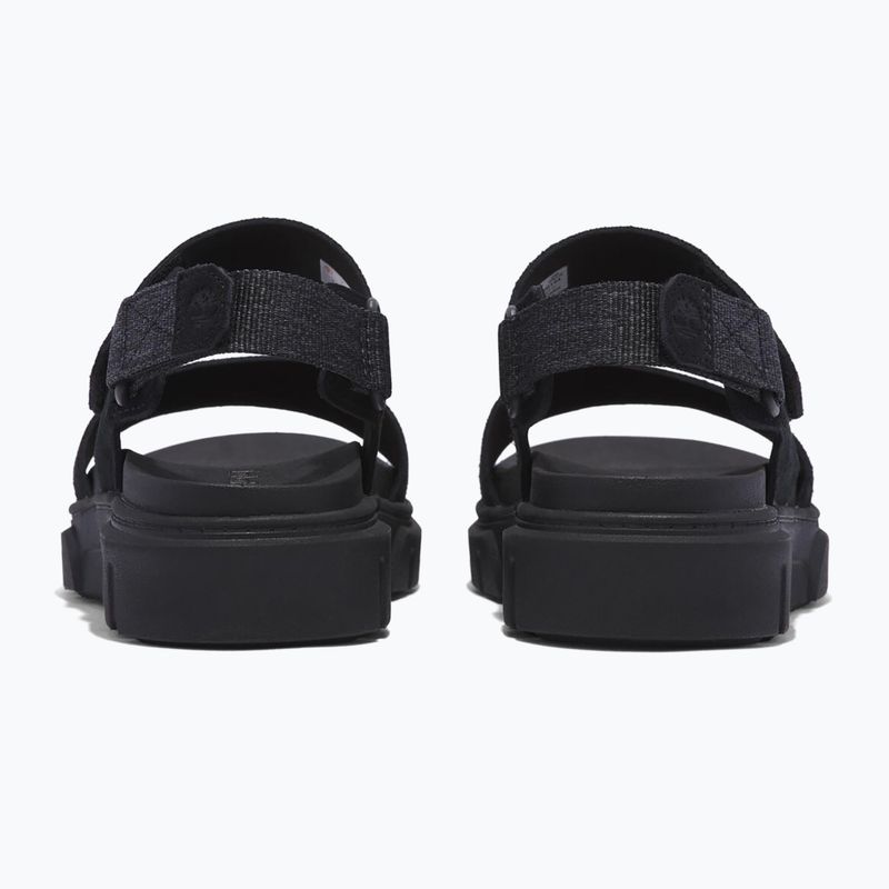 Жіночі замшеві босоніжки Timberland Greyfield 2 Strap чорного кольору 13