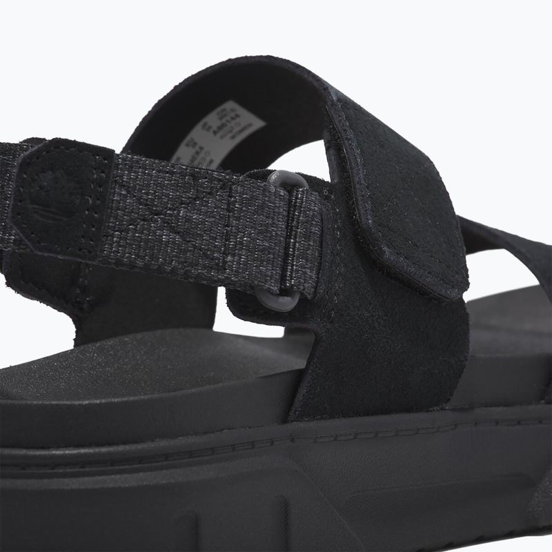 Жіночі замшеві босоніжки Timberland Greyfield 2 Strap чорного кольору 14