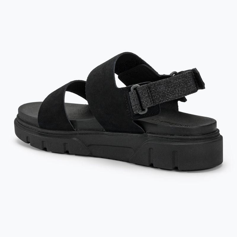 Жіночі замшеві босоніжки Timberland Greyfield 2 Strap чорного кольору 3