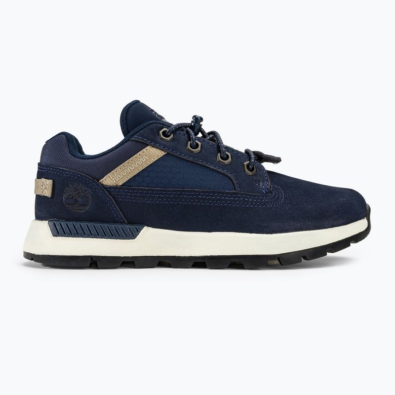 Дитячі черевики Timberland Killington Trekker Low Lace темно-сині з нубуку 2