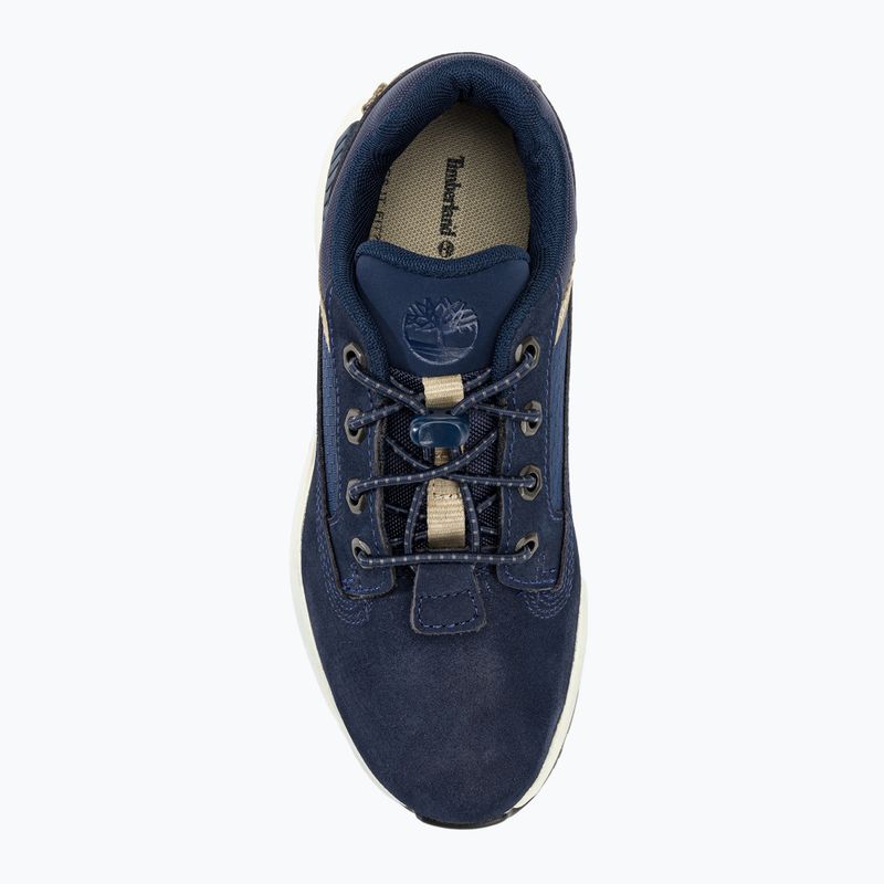 Дитячі черевики Timberland Killington Trekker Low Lace темно-сині з нубуку 5