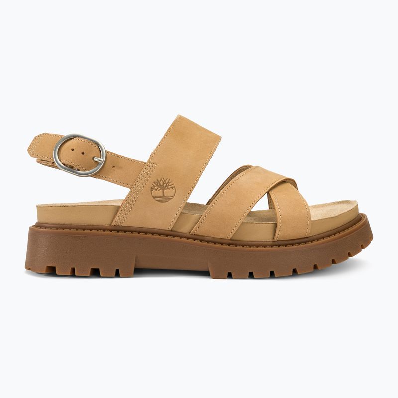 Жіночі босоніжки Timberland Clairemont Way середні бежеві з нубуку 2