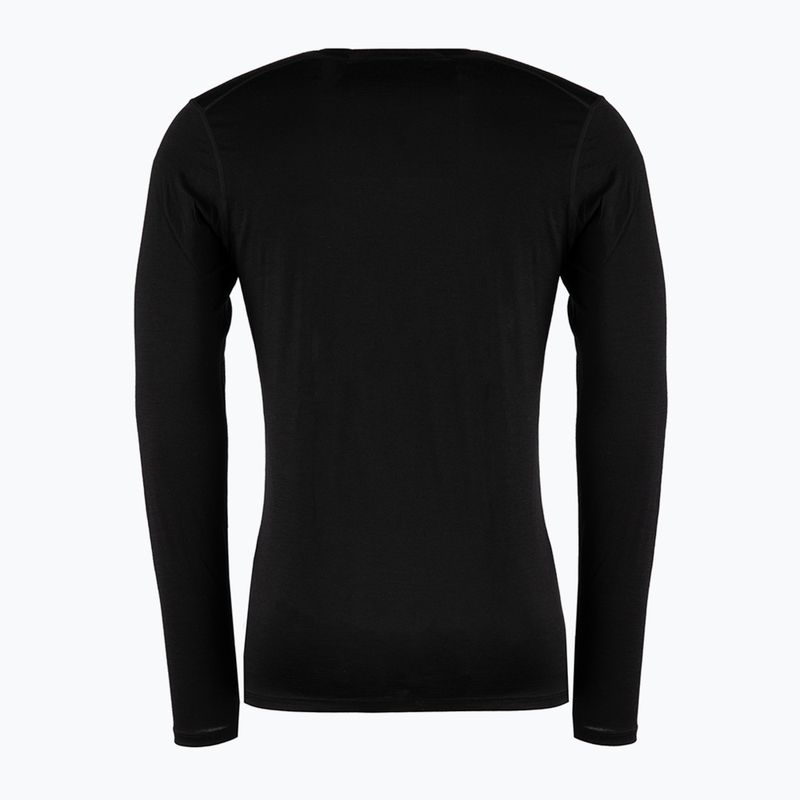Термофутболка чоловіча  Smartwool Merino 150 Baselayer Long Sleeve Boxed чорна 00749-001-S 2
