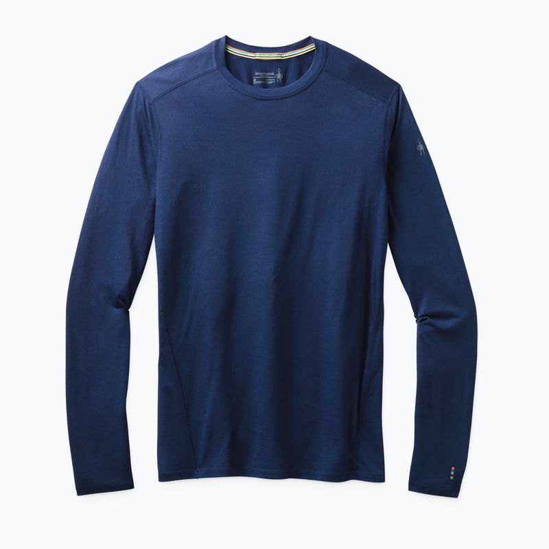 Термофутболка чоловіча  Smartwool Merino 150 Baselayer Long Sleeve Boxed темно-синя 00749-F84-S 4