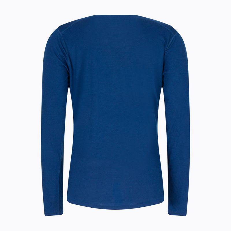 Термофутболка чоловіча  Smartwool Merino 150 Baselayer Long Sleeve Boxed темно-синя 00749-F84-S 2