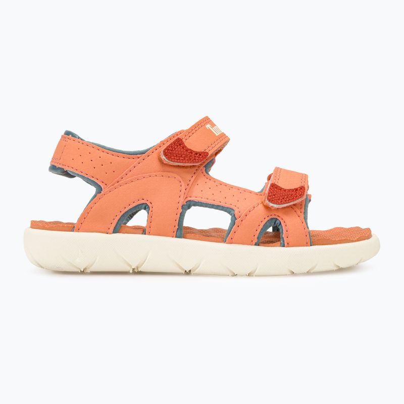 Дитячі сандалі Timberland Perkins Row 2 Strap світло-помаранчеві 2