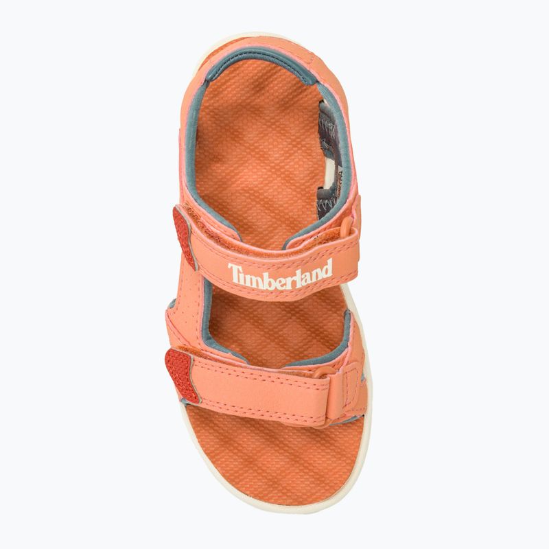 Дитячі сандалі Timberland Perkins Row 2 Strap світло-помаранчеві 5
