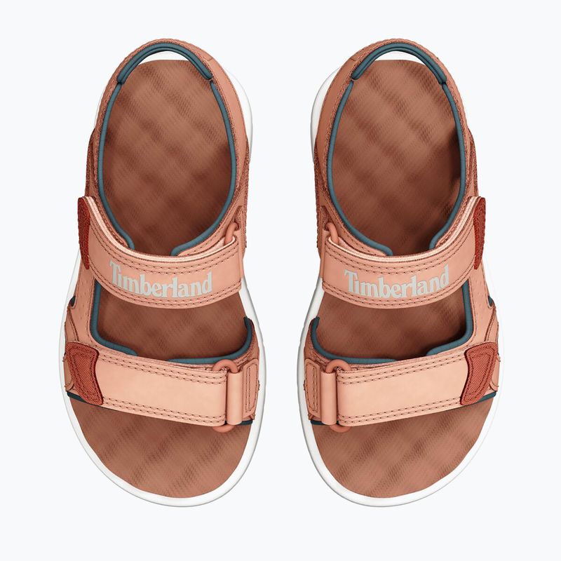 Дитячі сандалі Timberland Perkins Row 2 Strap світло-помаранчеві 13