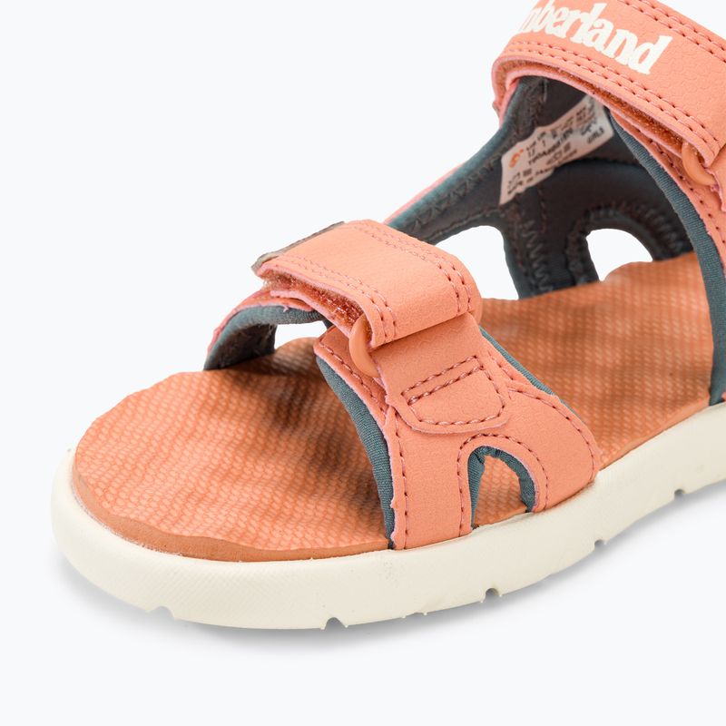 Дитячі сандалі Timberland Perkins Row 2 Strap світло-помаранчеві 7
