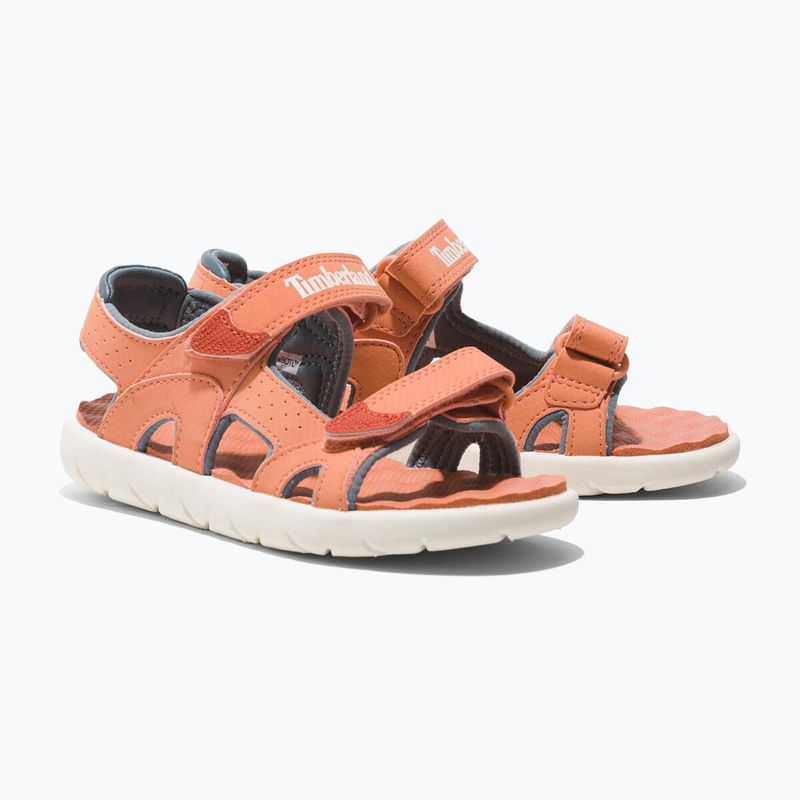 Дитячі сандалі Timberland Perkins Row 2 Strap світло-помаранчеві 10