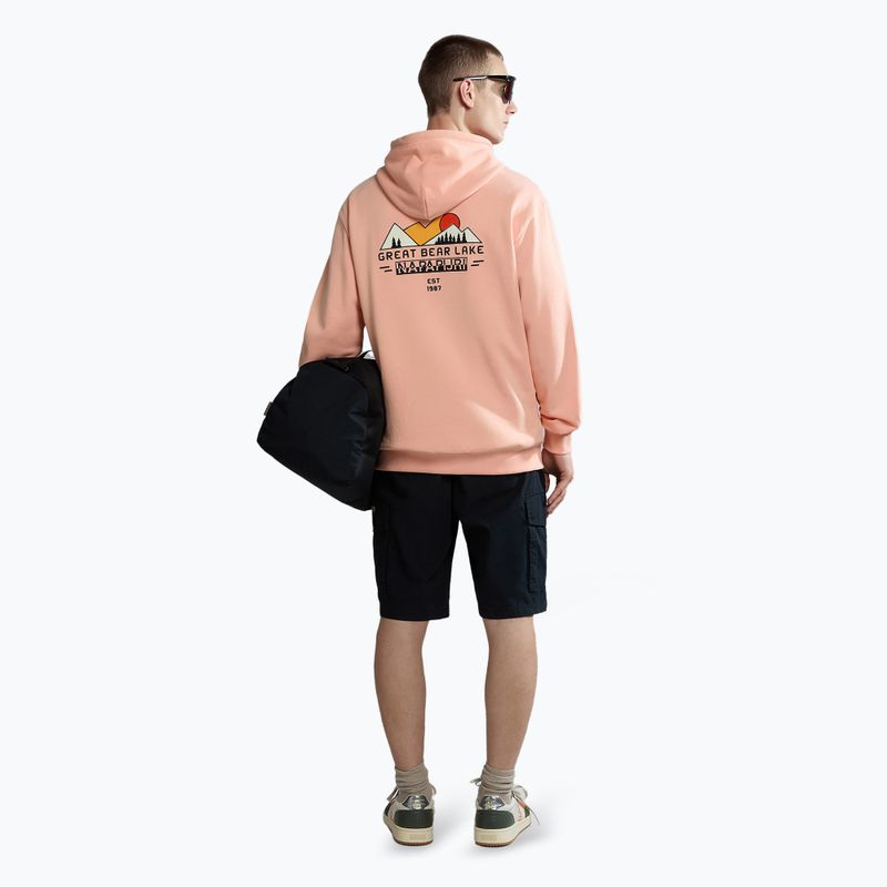 Кофта чоловіча Napapijri B-Boyd H pink salmon 3