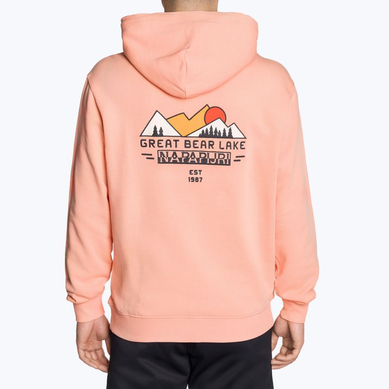 Кофта чоловіча Napapijri B-Boyd H pink salmon 4
