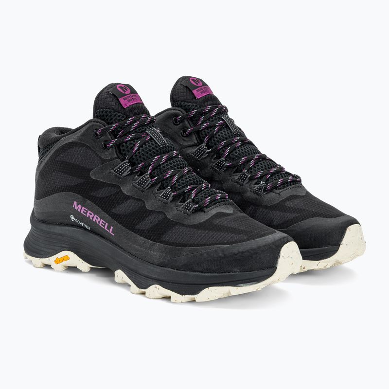 Жіночі туристичні черевики Merrell Moab Speed Mid GTX чорні 4