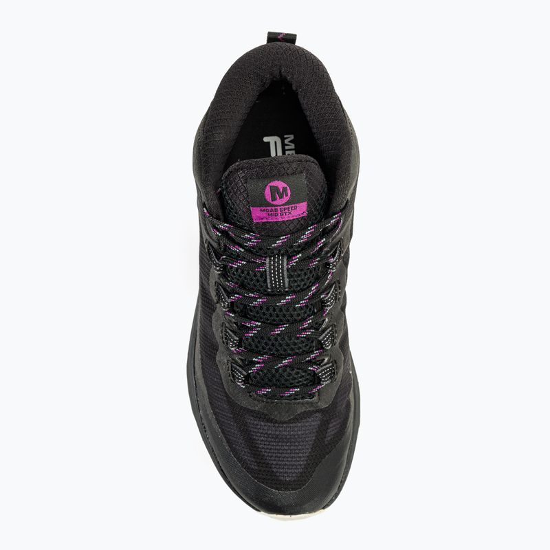 Жіночі туристичні черевики Merrell Moab Speed Mid GTX чорні 6