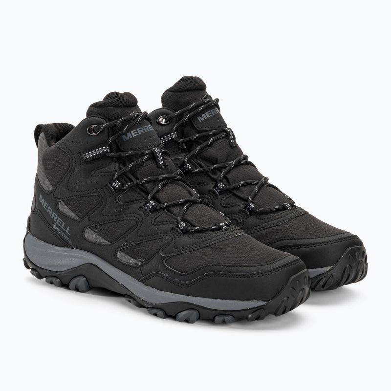 Черевики туристичні чоловічі Merrell West Rim Sport Mid GTX black 4