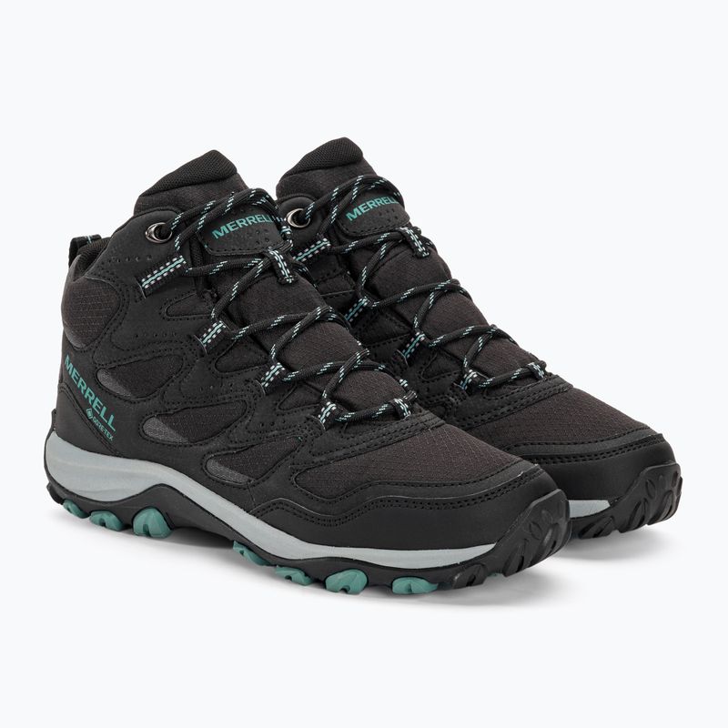 Черевики туристичні жіночі Merrell West Rim Sport Mid GTX black 4