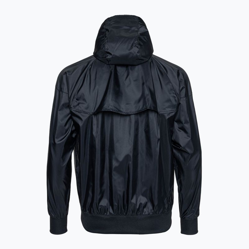 Чоловіча куртка Nike Sportswear Windrunner чорно-біла 2