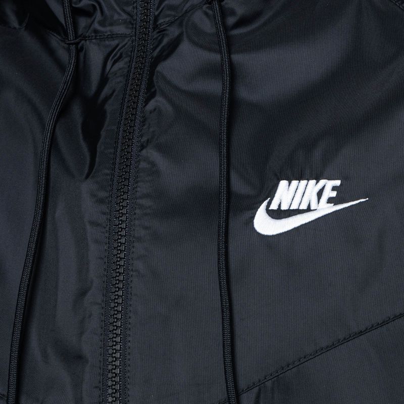 Чоловіча куртка Nike Sportswear Windrunner чорно-біла 3