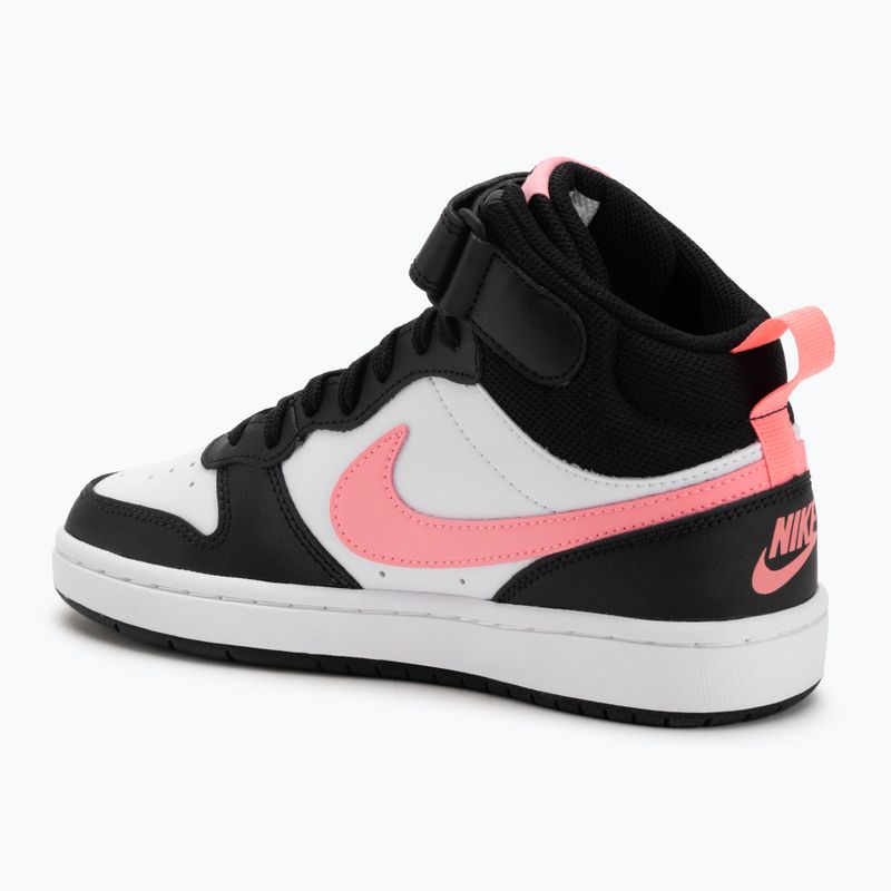 Кросівки дитячі Nike Court Borough Mid 2 black/sunset pulse/white 3