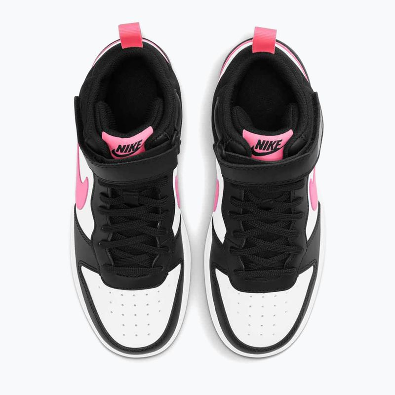 Кросівки дитячі Nike Court Borough Mid 2 black/sunset pulse/white 10