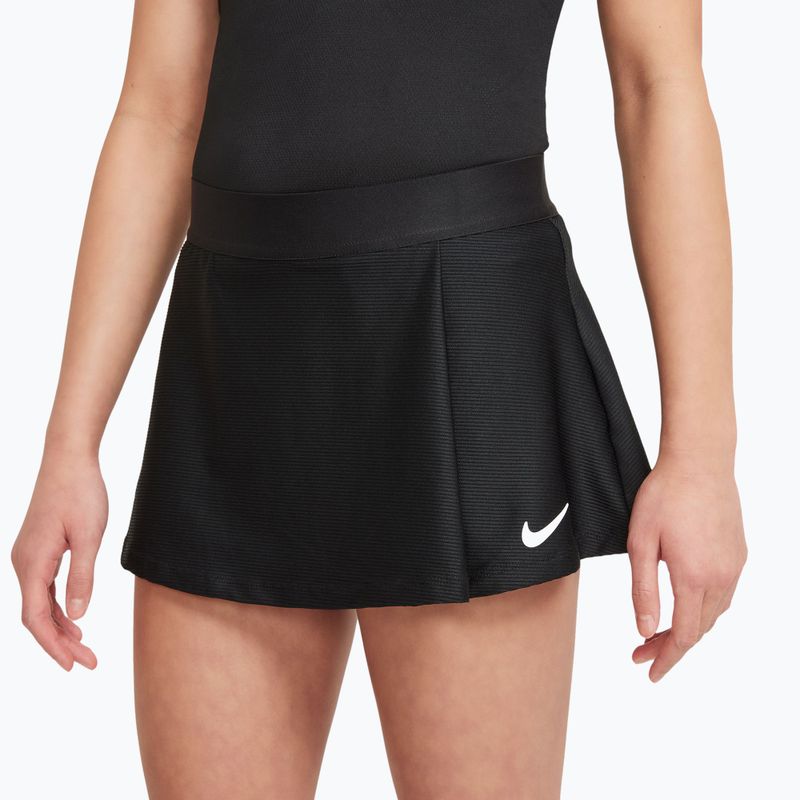 Спідничка тенісна для дівчинки Nike Court Dri-Fit Victory black/white 4
