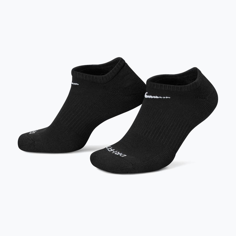 Чоловічі шкарпетки Nike Everyday Plus Cushioned No Show 6 pairs black/white 3