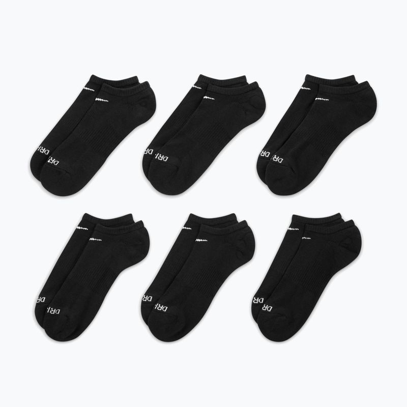 Чоловічі шкарпетки Nike Everyday Plus Cushioned No Show 6 pairs black/white 4