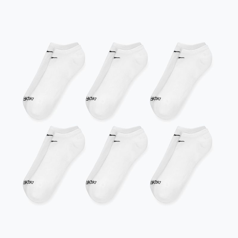 Чоловічі шкарпетки Nike Everyday Plus Cushioned No Show 6 pairs white/black 4