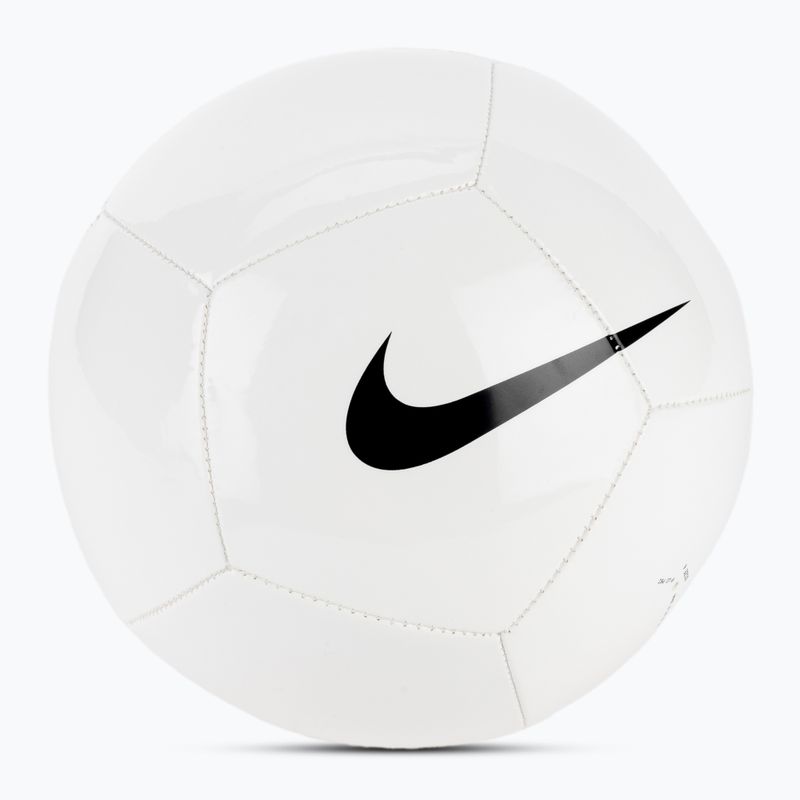 М'яч футбольний Nike Pitch Team white/black розмір 4 2