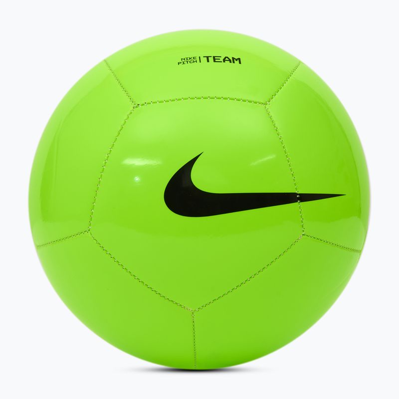 М'яч футбольний Nike Pitch Team розмір 4 electric green/black