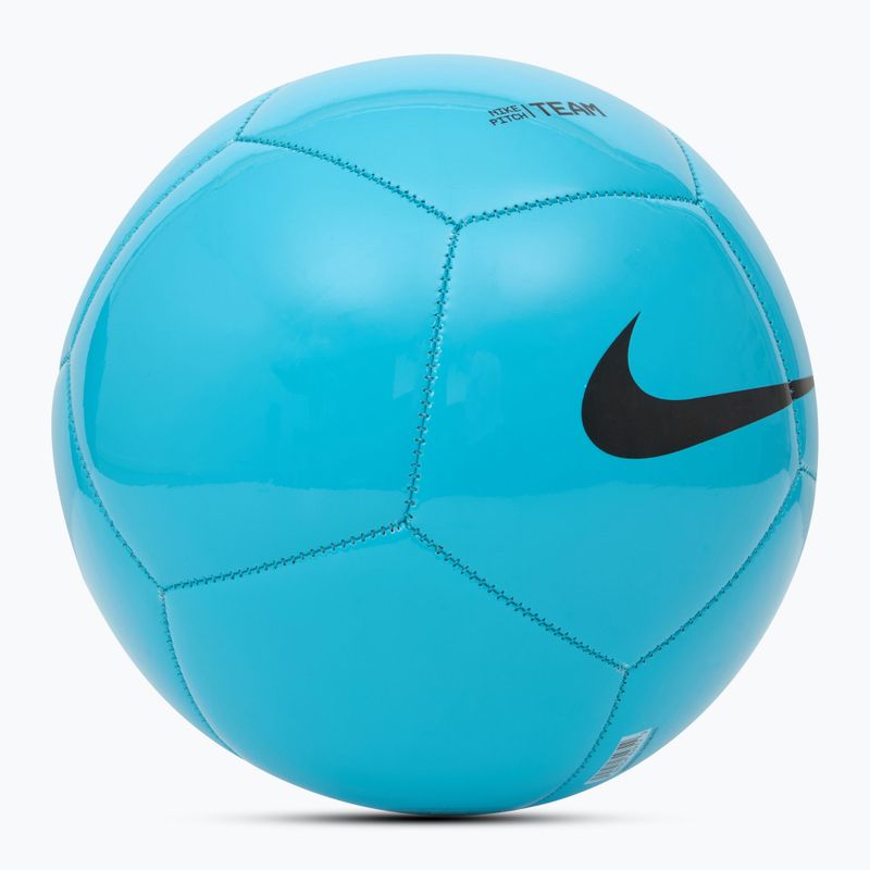 М'яч футбольний Nike Pitch Team розмір 4 blue fury/black 2