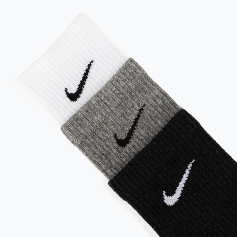 Шкарпетки Nike Everyday Plus Cushioned 3 пари multi-color/white/grey/black 6