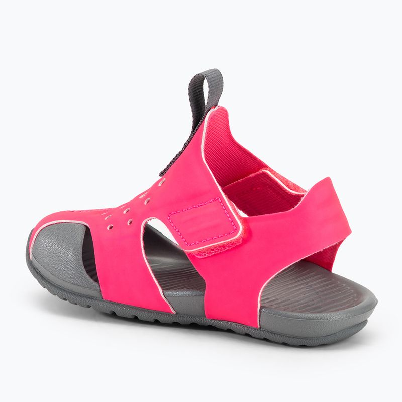 Сандалі дитячі Nike Sunray Protect 2 hyper pink/smoke grey/fuchsia glow 3