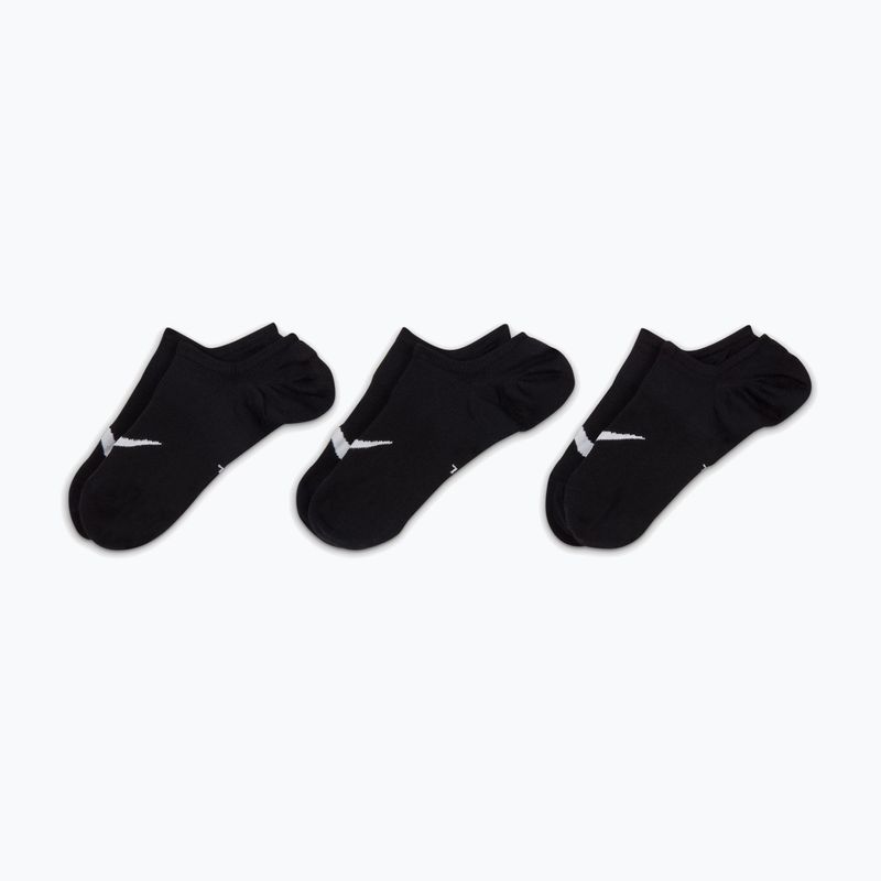 Шкарпетки жіночі Nike Everyday Plus Lightweight Footie 3 пари black/white 6