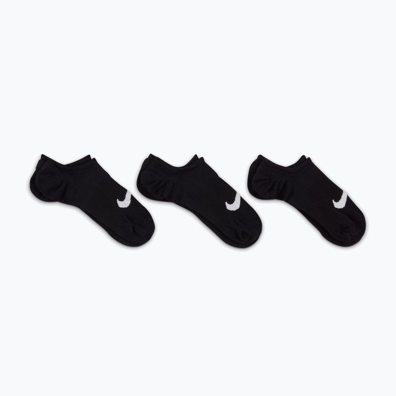 Шкарпетки жіночі Nike Everyday Plus Lightweight Footie 3 пари black/white 7