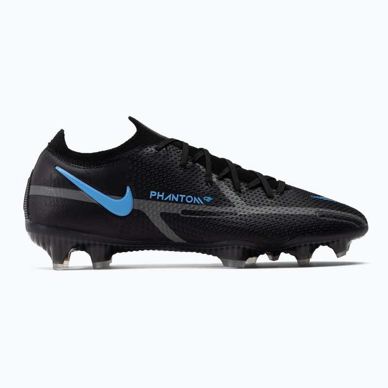 Футбольні бутси чоловічі Nike Phantom GT2 Elite FG чорні CZ9890-004 2